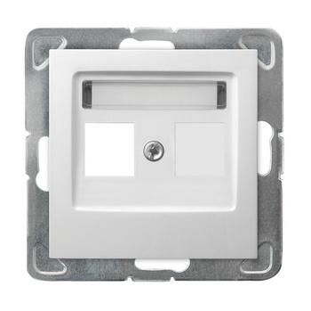 OSPEL IMPRESJA GPK-1Y/p/00 Obudowa gniazda typu Keystone prosta