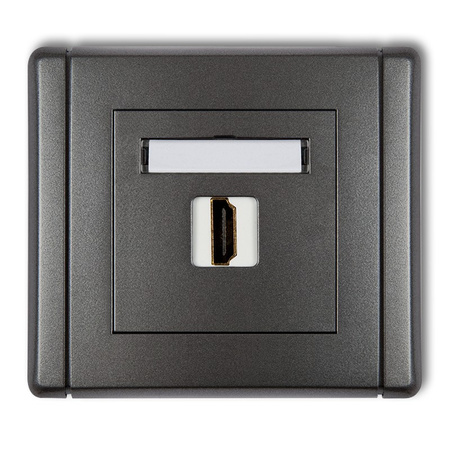 KARLIK FLEXI 11FHDMI-1  Gniazdo pojedyncze HDMI 2.0