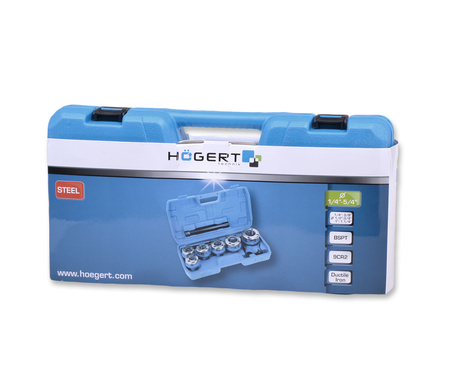 HOGERT HT1P635 Gwintownice do rur 1/4" - 5/4"