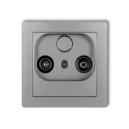 KARLIK DECO 7DG12P Gniazdo abonenckie RTV przelotowego 12dB