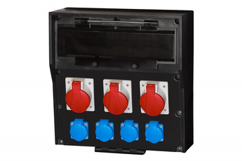 F-ELEKTRO F3.0354 Rozdzielnica gumowa LIDO 18M 16/5, 2x32/5, 4x230V