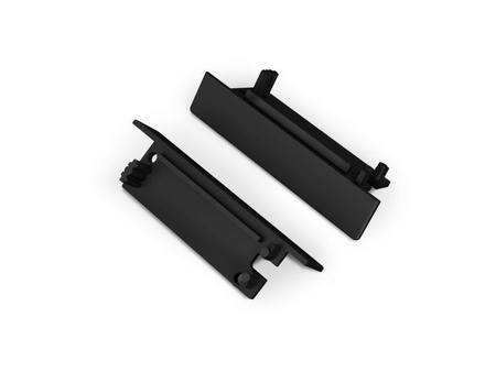 Zaślepka FLAT8 z otworem czarny