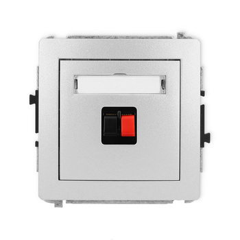 KARLIK DECO 7DGG-1  Gniazdo głośnikowe pojedyńcze