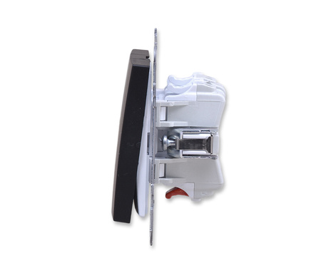 OSPEL AS ŁP-13G/m/33 Łącznik potrójny czarny metalik