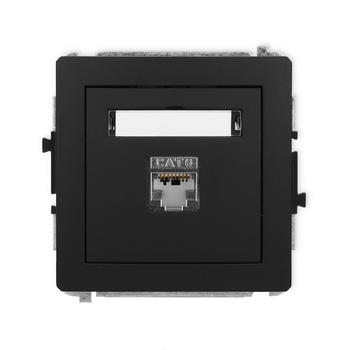 KARLIK DECO 12DGK-1e  Gniazdo komputerowe pojedyńcze  1xRJ45