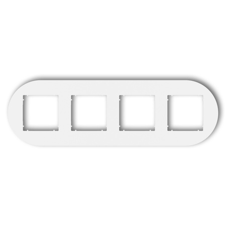 KARLIK MINI MRTO-4 Ramka uniwersalna poczwórna okrągła z tworzywa