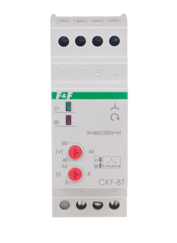 F&F Czujnik kolejności i zaniku fazy CKF-BT - regulowany czas zadziałania