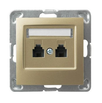 Ospel impresja GPT-2YN/m/28 Gniazdo telefoniczne podwójne niezależne