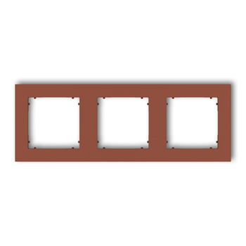 KARLIK MINI 63MR-3 Ramka uniwersalna potrójna kwadratowa z tworzywa