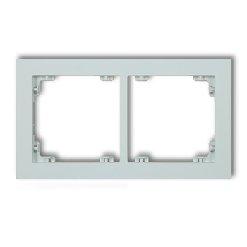 KARLIK DECO 47DR-2 Ramka uniwerstalna podwójna z tworzywa DECO Pastel Matt