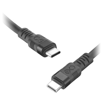 Kabel USB-C - USB-C eXc WHIPPY Pro, 0.9M, 100W, szybkie ładowanie, kolor mix pastelowy