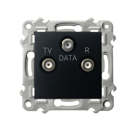 OSPEL SZAFIR GPA-ZD/m/33 Gniazdo RTV-DATA czarny