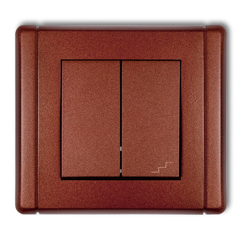 KARLIK FLEXI 9FWP-10.1 Łącznik jednobiegunowy ze schodowym (wspólne zasilanie)