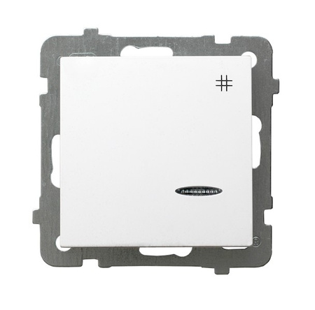 Ospel as ŁP-4GS/m/00 Łącznik krzyżowy z podświetleniem pomarańczowym