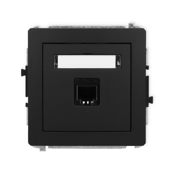 KARLIK DECO 12DGT-1  Gniazdo telefoniczne pojedyńcze  1xRJ11