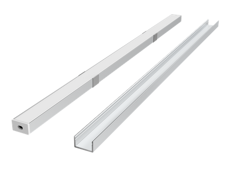 LED line PRIME Profil aluminiowy nawierzchniowy srebrny 2m - zestaw