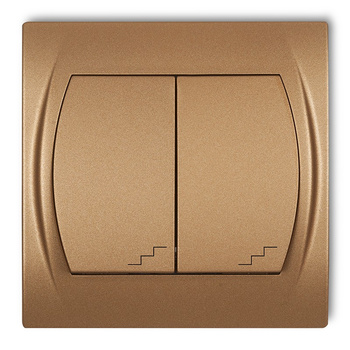 KARLIK LOGO 8LWP-33 Łącznik podwójny schodowy