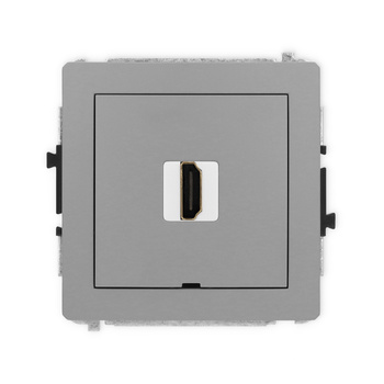 KARLIK DECO 27DHDMIBO-5 Mechanizm gniazda pojedynczego HDMI 2.1, 8K, bez pola opisowego