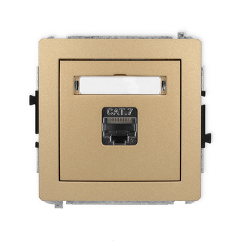 KARLIK DECO 8DGK-9  Gniazdo komputerowe pojedyńcze  1xRJ45