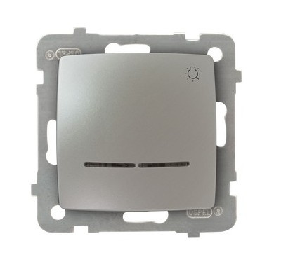 OSPEL KARO ŁP-5SS/m/43 Łącznik zwierny "światło" z podświetleniem niebieskim