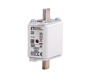 ETI 004182208 Wkładka topikowa NH00 gG 32A/500V 004182208