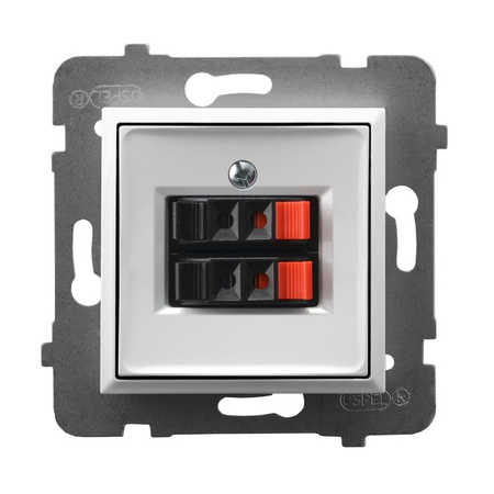 Ospel aria gg-2u/m/00 Gniazdo głośnikowe podwójne