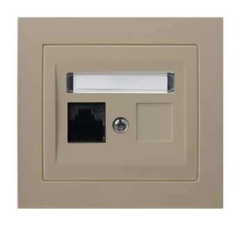OSPEL KIER GPK-1W/K6/01 Gniazdo komputerowe pojedyncze, kat. 6 MMC