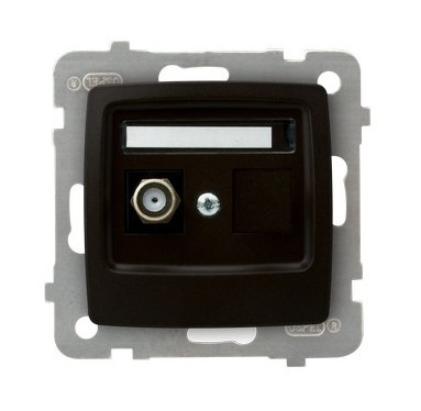 OSPEL KARO GPA-1SF/m/40 Gniazdo antenowe typu F pojedyncze