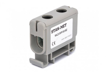 Stan-met Złączka szynowa gwintowa 1x50mm2 szara WLZ-35P/50/SZ