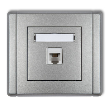 KARLIK FLEXI 7FGT-1  Gniazdo telefoniczne pojedyncze 1xRJ11