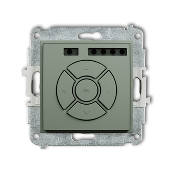 KARLIK MINI 61MSR-3A Mechanizm elektronicznego sterownika roletowego (sterowanie lokalne i pilotem, sterowanie strefą, dodatkowy przycisk)