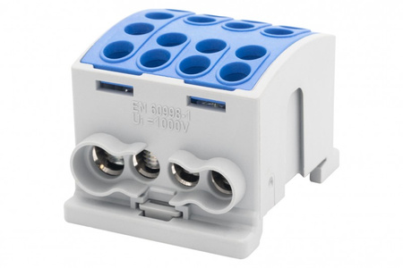 F-ELEKTRO F2.0383 Zacisk HLK 125A-4 (1x35,3x25 / 1x35,3x25)-niebies.