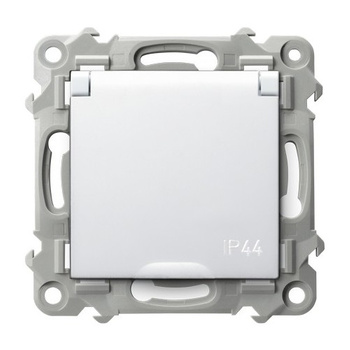 OSPEL SZAFIR GPH-1ZZ/m/00/w Gniazdo bryzgoszczelne z uziemieniem IP-44