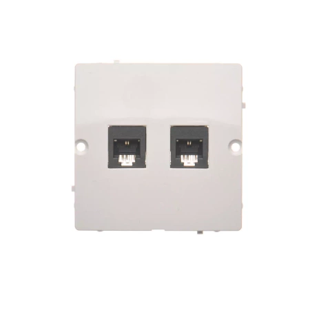 Kontakt-Simon Basic Gniazdo RJ45 pojedyncze kat. 5e BMTF2.02/11 Biały