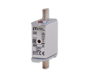 WT000 gG 40A/500V Wkładka topikowa KOMBI004181210