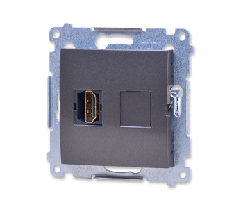 Kontakt simon 54 dghdmi.01/48 gniazdo hdmi pojedyncze