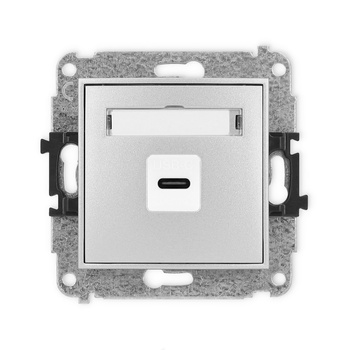 KARLIK MINI 7MGUSB-7  Gniazdo pojedyńcze  1xUSB C-C