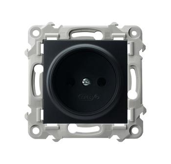 OSPEL SZAFIR GP-1Z/m/33 Gniazdo pojedyncze czarny
