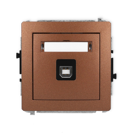 KARLIK DECO 9DGUSB-3 Gniazdo pojedyńcze USB A-B 2.0