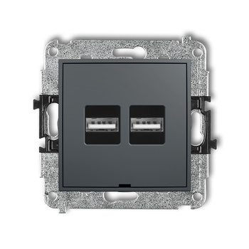 KARLIK MINI 28MCUSBBO-6  Ładowarka USB podwójna  2xUSB A