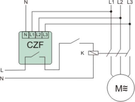 F&F CZF-B CZUJNIK ZANIKU FAZY