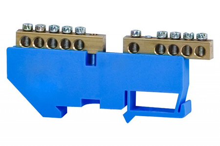 F-ELEKTRO F2.0057 Listwa ochronna 2x5-mod. 2x5x16mm2 -niebieska