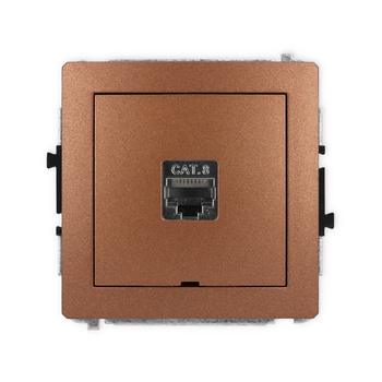 KARLIK DECO 9DGKBO-11  Gniazdo komputerowe pojedyńcze  1xRJ45