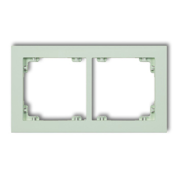 KARLIK DECO 46DR-2 Ramka uniwerstalna podwójna z tworzywa DECO Pastel Matt