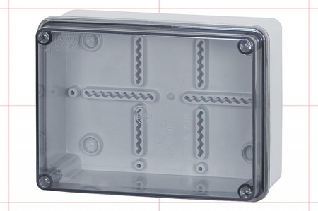 F-ELEKTRO F1.0089 Puszka hermetyczna FG 150x110x70 pokrywa przeźroczysta