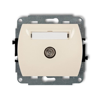 KARLIK TREND 1GTV-1  Gniazdo antenowe pojedyńcze  TV