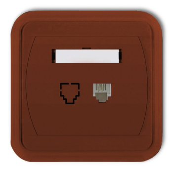 KARLIK LIZA 4GLT-1  Gniazdo telefoniczne pojedyncze 1xRJ11