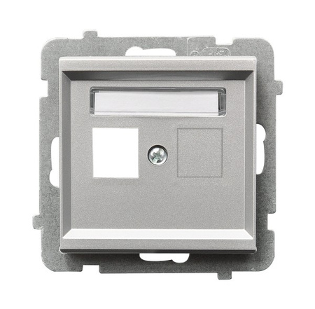 OSPEL SONATA GPK-1R/p/38 Obudowa gniazda pojedynczego Keystone prosta