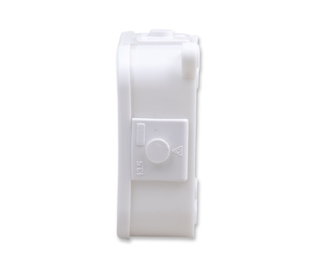 KARLIK Puszka natynkowa hermetyczna ze złączkami PHS-1 80x80mm biała