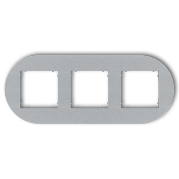 KARLIK MINI 7MRTO-3 Ramka uniwersalna potrójna okrągła z tworzywa